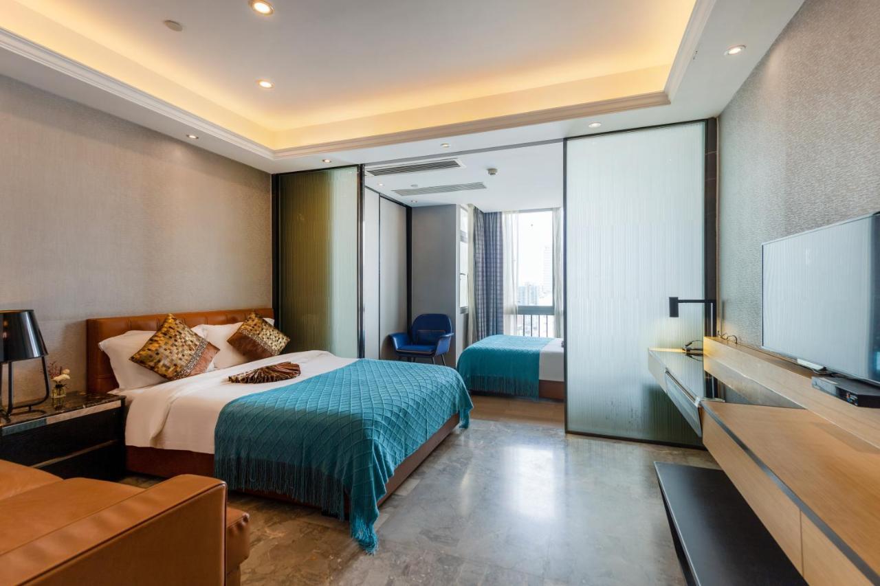 Yoyo Apartment Jiedeng Metropolis Branch, Beijing Road Guangzhou Exteriör bild