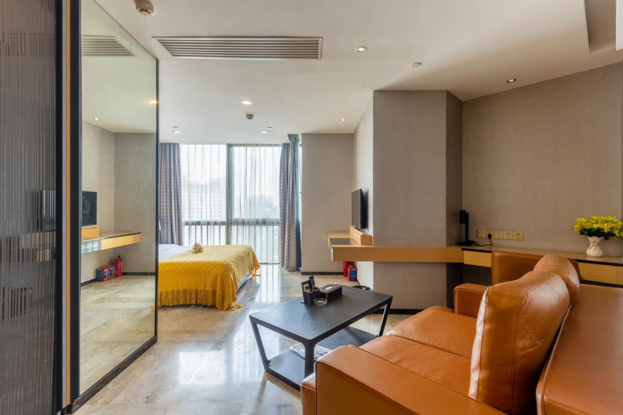 Yoyo Apartment Jiedeng Metropolis Branch, Beijing Road Guangzhou Exteriör bild
