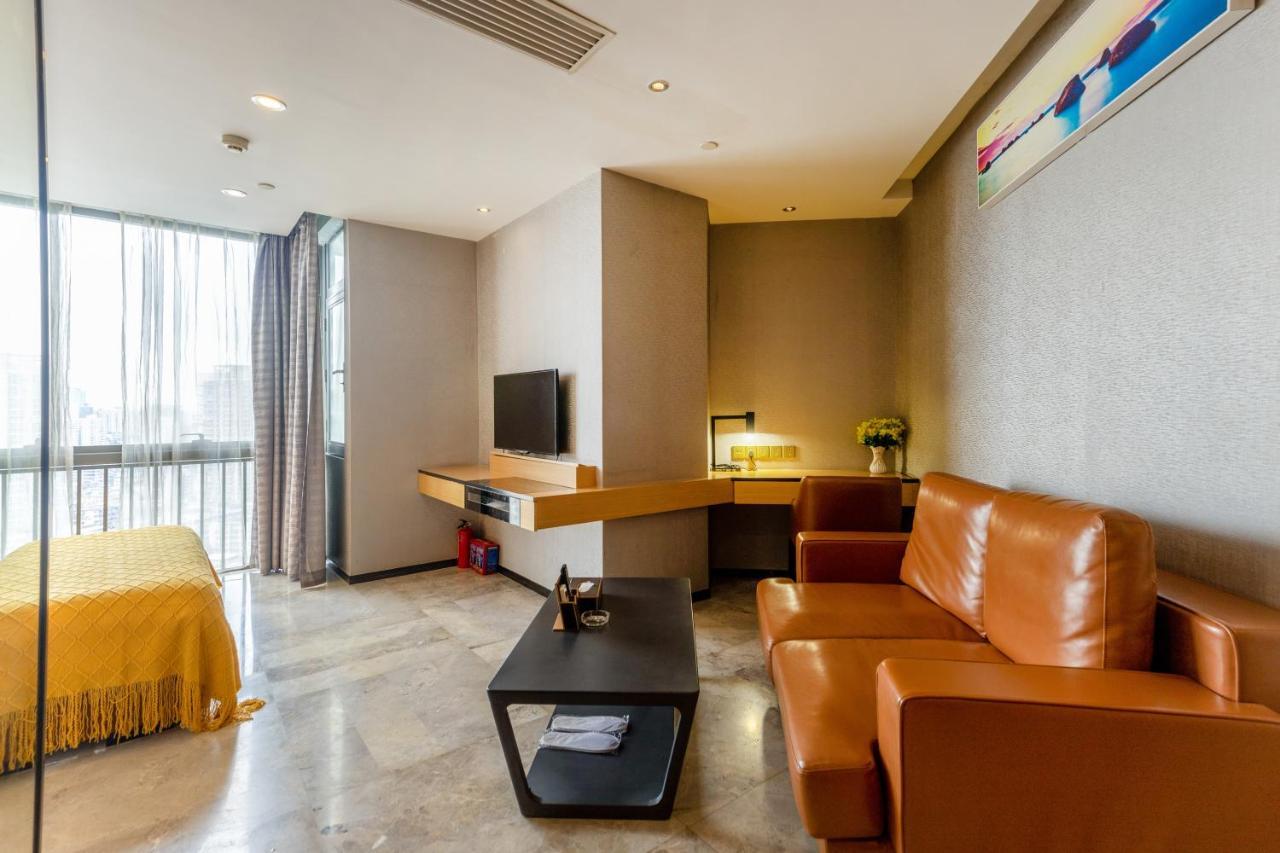 Yoyo Apartment Jiedeng Metropolis Branch, Beijing Road Guangzhou Exteriör bild