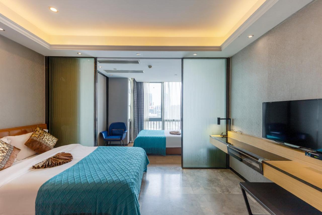 Yoyo Apartment Jiedeng Metropolis Branch, Beijing Road Guangzhou Exteriör bild