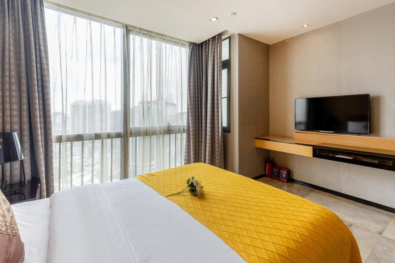 Yoyo Apartment Jiedeng Metropolis Branch, Beijing Road Guangzhou Exteriör bild