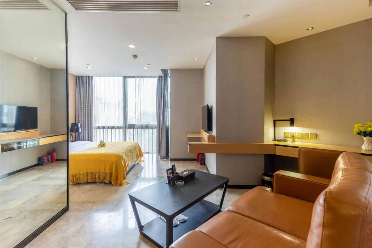 Yoyo Apartment Jiedeng Metropolis Branch, Beijing Road Guangzhou Exteriör bild