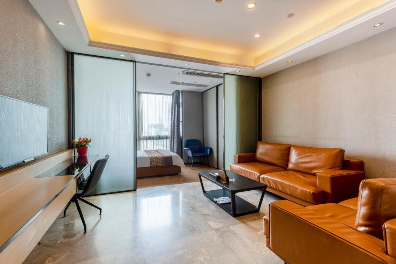 Yoyo Apartment Jiedeng Metropolis Branch, Beijing Road Guangzhou Exteriör bild