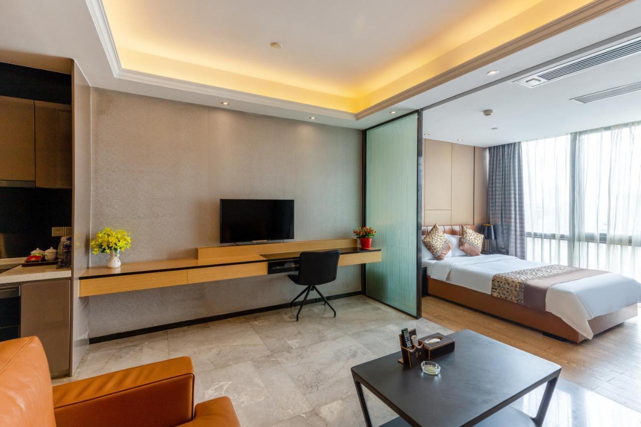 Yoyo Apartment Jiedeng Metropolis Branch, Beijing Road Guangzhou Exteriör bild
